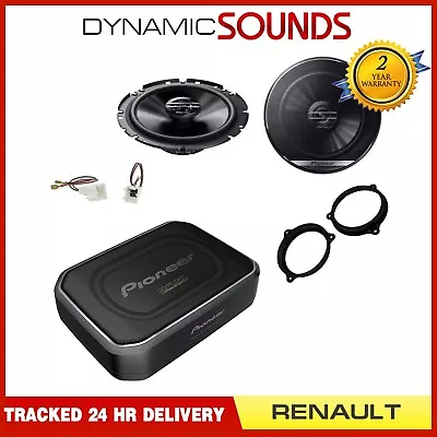 Pioneer 17cm Front Door Speaker Underseat Subwoofer Kit For Renault Trafic 2015> • £238.99